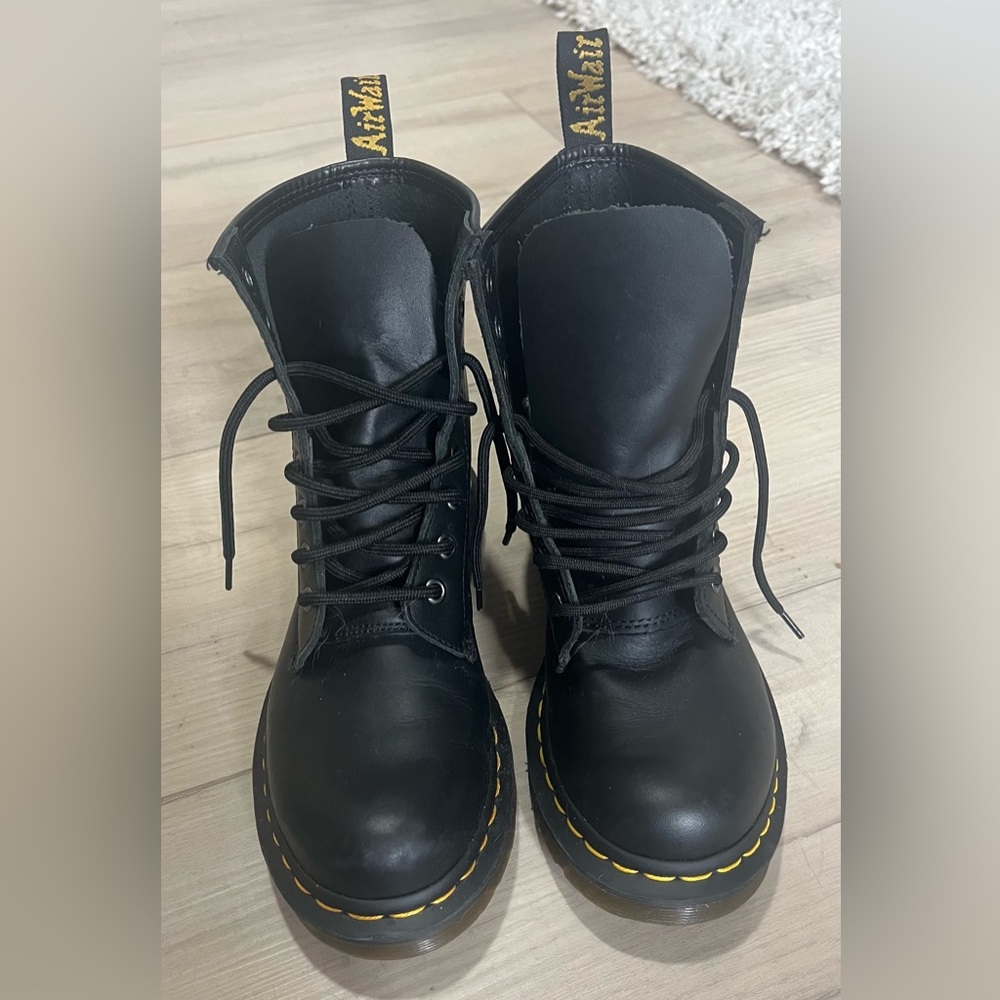 Dr. Martens Black Leather Boots